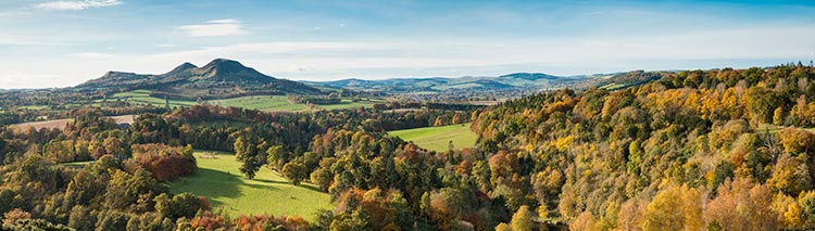 The Eildon Hills from Scott's View